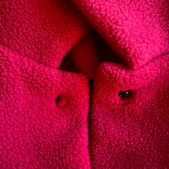 Vintage 1990's Bio Bottoms Girls 4/5 Fleece Coat and Hat Set - Picture 2 of 7